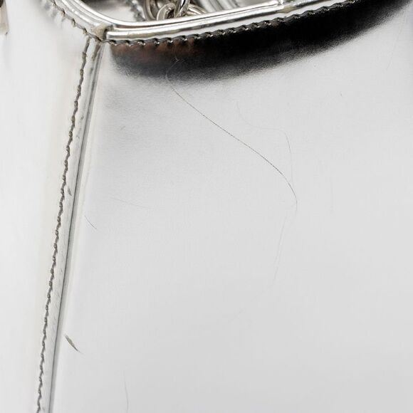 Dior Metallic Patent Leather Lady Dior Medium Tote - Picture 16 of 16